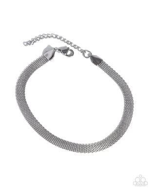 Mesh Maverick Silver Men’s Bracelet
