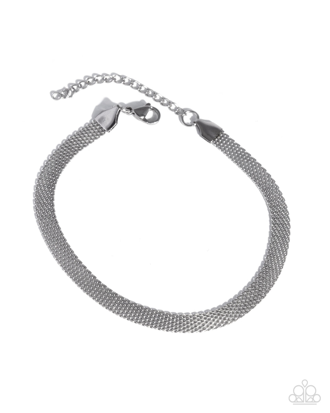 Mesh Maverick Silver Men’s Bracelet