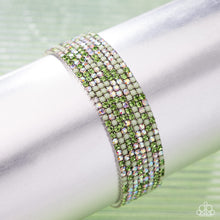 Load image into Gallery viewer, Candlelight Cascade Green Bracelet