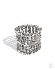 Load image into Gallery viewer, Stacked Significance Silver Bracelet