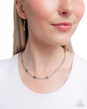 Load image into Gallery viewer, Cylindrical Chic Silver Necklace