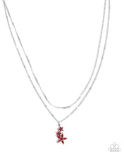 Load image into Gallery viewer, Scintillating Stars Red Necklace
