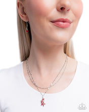 Load image into Gallery viewer, Scintillating Stars Red Necklace