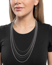 Load image into Gallery viewer, Lockdown Layers Silver Necklace