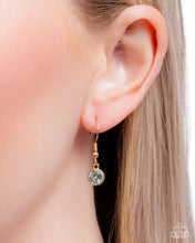Load image into Gallery viewer, Scintillating Solitaire Gold Necklace