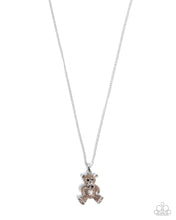 Load image into Gallery viewer, Twinkling Teddy Brown Necklace
