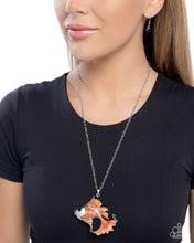 Load image into Gallery viewer, Flashy Fish Orange Necklace