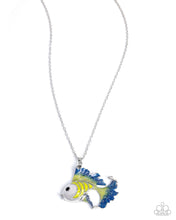 Load image into Gallery viewer, Flashy Fish Yellow Necklace