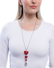 Load image into Gallery viewer, Treasured Tiers Red Landyard