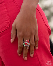 Load image into Gallery viewer, Nestled Nightingale Red Ring
