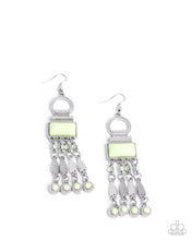 Load image into Gallery viewer, Complimentary Cascade Green Earrings