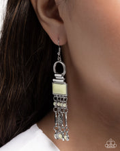 Load image into Gallery viewer, Complimentary Cascade Green Earrings