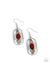 Load image into Gallery viewer, Sit and Stare Brown Earrings