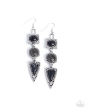 Load image into Gallery viewer, Rustic Reputation Black Earrings