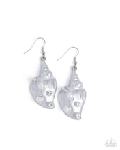 Load image into Gallery viewer, Coastal Conch White Earrings