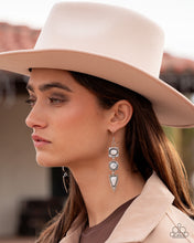 Load image into Gallery viewer, Rustic Reputation White Earrings