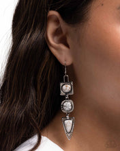 Load image into Gallery viewer, Rustic Reputation White Earrings