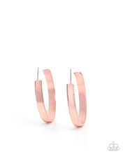 Load image into Gallery viewer, Unapologetic Union Copper Hoops Earrings