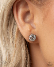 Load image into Gallery viewer, Forceful Facets Black Post Earrings