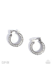 Load image into Gallery viewer, Date Night Debut White Clip-On Earrings