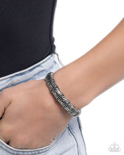 Load image into Gallery viewer, Hammered Homage Silver Bracelet