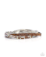 Load image into Gallery viewer, Tolerable Twinkle Brown Bracelet