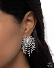 Load image into Gallery viewer, Breathtaking Ballad White Post Earrings