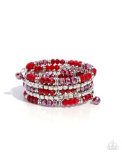Load image into Gallery viewer, Memorable Masterpiece Red Coil Bracelet