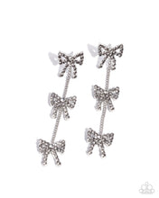 Load image into Gallery viewer, Coquette Course Silver Earrings