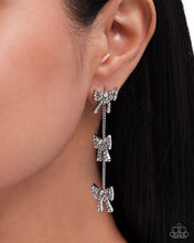 Load image into Gallery viewer, Coquette Course Silver Earrings