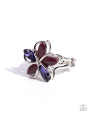 Load image into Gallery viewer, Floral Fabrication Purple Skinny Band Ring