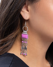 Load image into Gallery viewer, Complimentary Cascade Purple Earrings