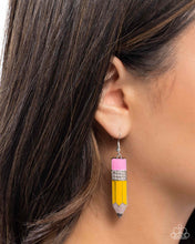 Load image into Gallery viewer, Iconic Institution Yellow Earrings