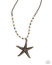 Load image into Gallery viewer, Starfish Symphony Brass Necklace