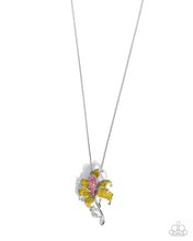 Load image into Gallery viewer, Lily Luminescence Yellow Necklace