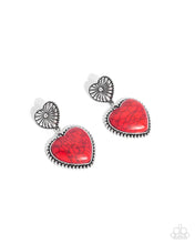 Load image into Gallery viewer, Rustic Reinvention Red Earrings