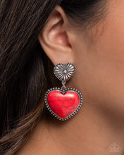 Load image into Gallery viewer, Rustic Reinvention Red Earrings