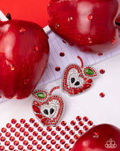 Load image into Gallery viewer, Apple for the Teacher Red Earring