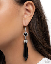 Load image into Gallery viewer, Palatial Pizzazz Black Earrings