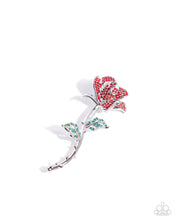 Load image into Gallery viewer, Reliable Rose Red Brooch