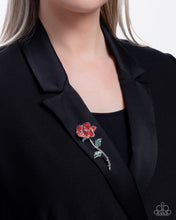 Load image into Gallery viewer, Reliable Rose Red Brooch