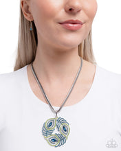 Load image into Gallery viewer, Peacock Patchwork Multi Necklace