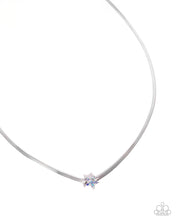 Load image into Gallery viewer, Straight Up Stellar Blue Necklace