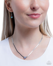 Load image into Gallery viewer, Straight Up Stellar Blue Necklace