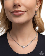 Load image into Gallery viewer, Straight Up Stellar Purple Necklace