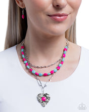 Load image into Gallery viewer, Frankly Flirting Pink Necklace