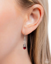 Load image into Gallery viewer, Floral Figurehead Red Necklace