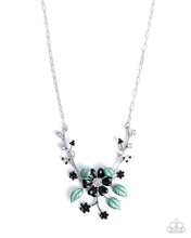 Load image into Gallery viewer, Botanical Brilliance Black Necklace