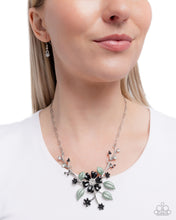 Load image into Gallery viewer, Botanical Brilliance Black Necklace