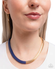 Load image into Gallery viewer, Dynamic Duality Blue Necklace